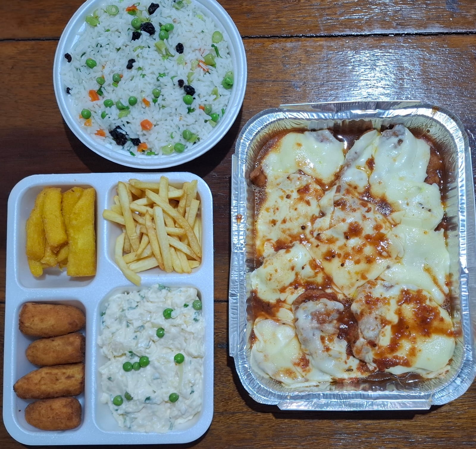 COMBO FRANGO À PARMEGIANA